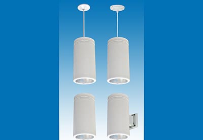 Nora Lighting Decorative LED Cylinder: Four Mounting Styles
