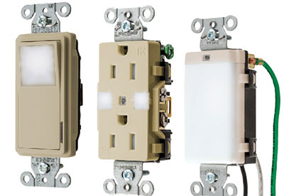 Hubbell LED Nightlight Wiring Devices