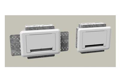 Wiremold Evolution Series Wall Box Easily Mounts TVs in New or Retrofit Applications