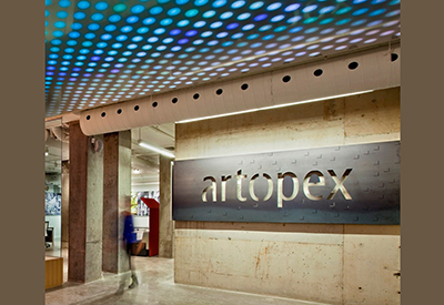 Lighting Up Artopex’s New Showroom