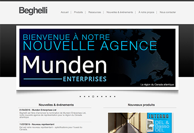 Beghelli Canada Launches New French Website