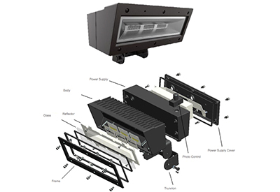 ABBlighting Releases Customizable LED V-Line Flood Lights