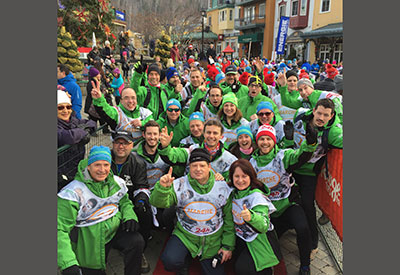 Schneider Employees Ski, Walk and Run for Children at Tremblant 24