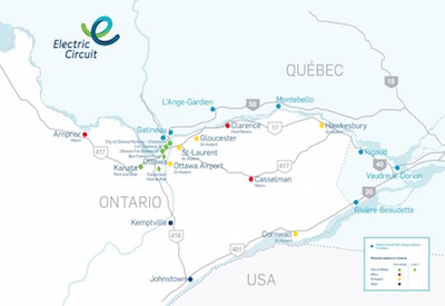Quebec’s Electric Circuit Rolls into Ontario