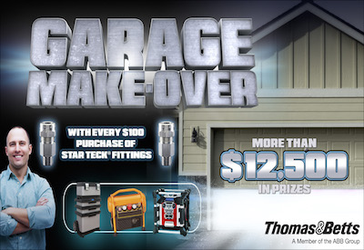 Thomas & Betts Announces Garage Make-Over Promotion Winner