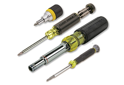 Klein Tools New Line of Multi-Function Drivers: Interchangeable Sizes and Smaller Designs