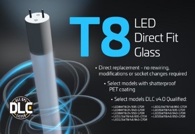 Eiko LED T8 Direct Fit Replacement Bulbs