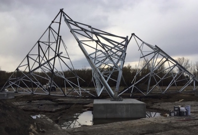 Manitoba Hydro Conducting Safety Inspection of 100s of Transmission Towers