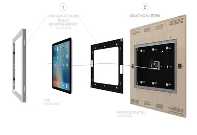 TRUFIG Mounting System for iPads, Touch Panels and Lighting Controls