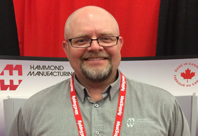 Mike Byam, Northern/Eastern Ontario Account Manager at Hammond Manufacturing Co. Ltd.