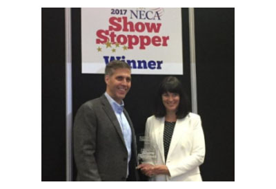 Eaton Receives NECA ShowStopper Award for Its Distributed LV Power System 