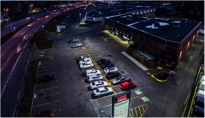Exterior Lighting Reno Improves Aesthetics and Reduces Energy Consumption for Multi-Use Building