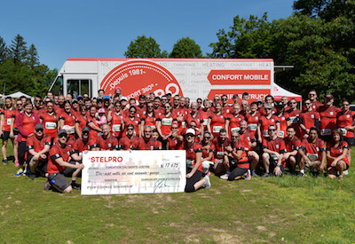 Stelpro Employees Run to Raise Money for the Chu Sainte-Justine Foundation