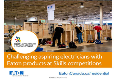 Challenging Aspiring Electricians with Eaton Products at Skills Competitions