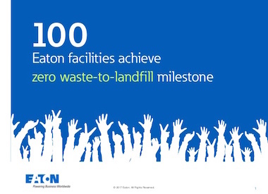 Eaton Exceeds Waste Reduction Goals