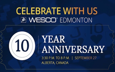 September 27: WESCO Edmonton Celebrates 10-Year Anniversary