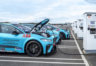 Jaguar I-Pace eTrophy Series Fully Charged with New ABB Partnership