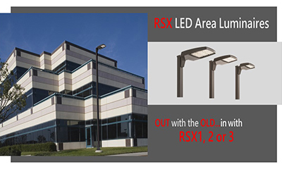Lithonia RSX LED Luminaires: Out with the Old, In with RSX1, 2 or 3