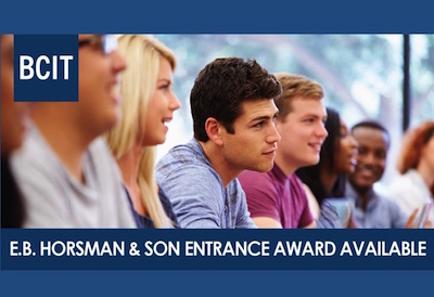 E.B. Horsman & Son Sponsoring BCIT Entrance Award