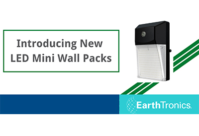 EarthTronics Wide-Area LED Mini Wall Pack
