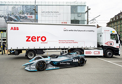 Zero-emission Electric Truck for ABB Showcased in Swiss Capital