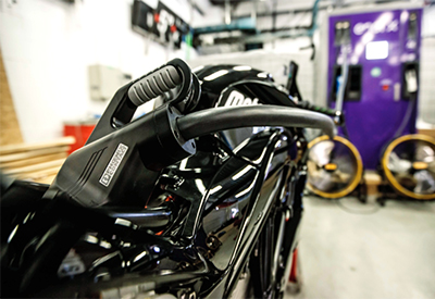Italian Racing Motorcycles Equipped with CCS Vehicle Charging Inlet from Phoenix Contact