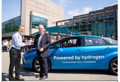 Ballard Power Systems Announces Purchase of B.C.’s First Fleet of Hydrogen-Powered Fuel Cell EVs