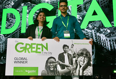 Eco-friendly Batteries Using Aloe Vera Wins Schneider Electric’s 2019 Go Green in the City Student Competition