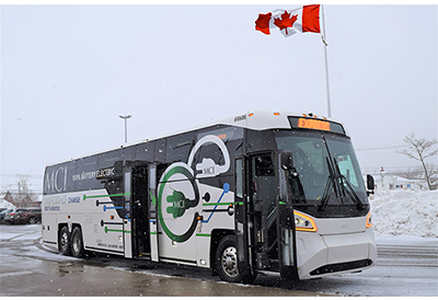 First Battery Electric Coach Rolls in Canada