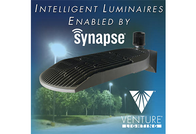 Venture Lighting Announces Intelligent Luminaires Enabled by Synapse Wireless
