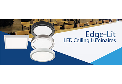 Edge-Lit LED Ceiling Luminaires
