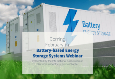 February 19: Battery-based Energy Storage Systems Workshop from IAEI