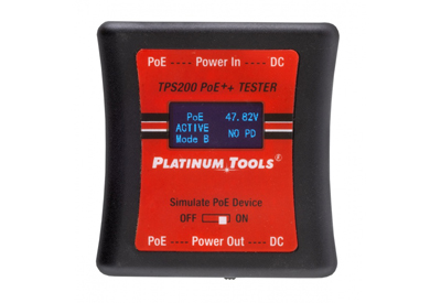 Platinum Tools Pocket Sized PoE++ Tester