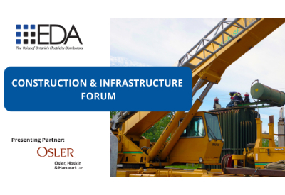 EDA Construction & Infrastructure Forum – May 4