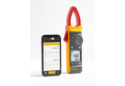 Fluke 393 FC CAT III 1500 V True-rms Clamp Meter with iFlex Delivers Safe, Fast Measurements in 1500 V DC Environments
