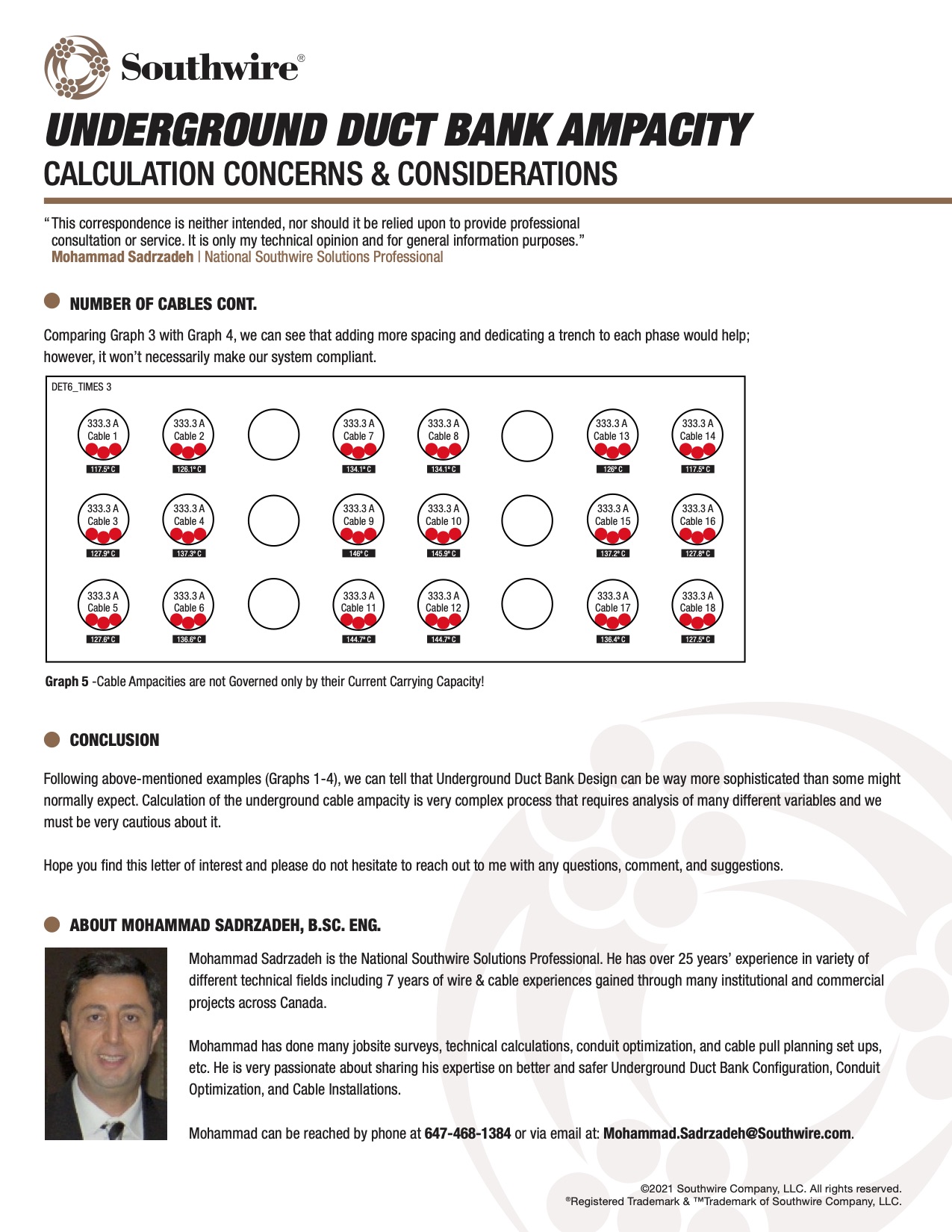 Whitepaper – Underground Duct Bank Ampacity: Calculations ...