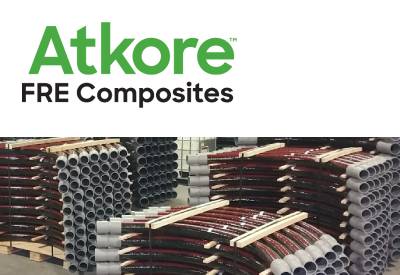 Atkore FRE Composites High-Strength Lightweight Fiberglass Elbows
