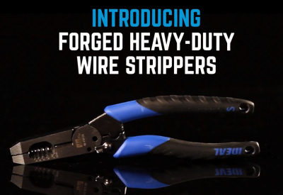 New Heavy Duty Forged Wire Strippers from IDEAL