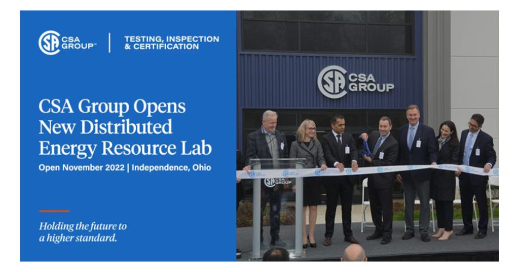 CSA Group Opens New Distributed Resource Lab - Electrical Industry News ...