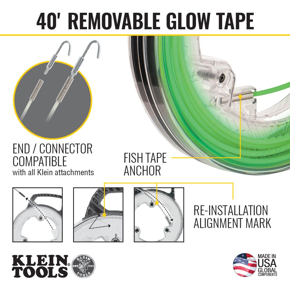 Klein tools glow fish tape