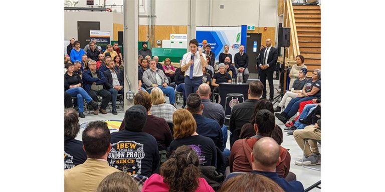 Prime Minister Joins Town Forum at EJTC Facility in Port Coquitlam