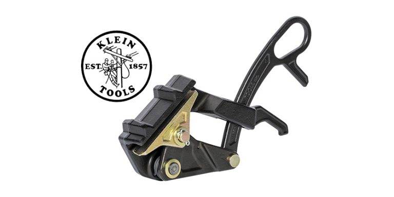 Wide Range Transmission Grip from Klein Tools® Provides One-Handed Grip Action up to 12,000 pounds