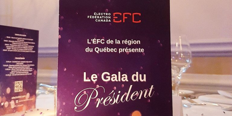 EFC Quebec Region: Return of the President’s Gala in 2023 and Change of Chairmanship Announcement
