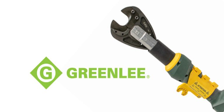 Greenlee 6 Ton In-line Remote Crimper/Cutter with Interchangable Heads for a Variety of Applications