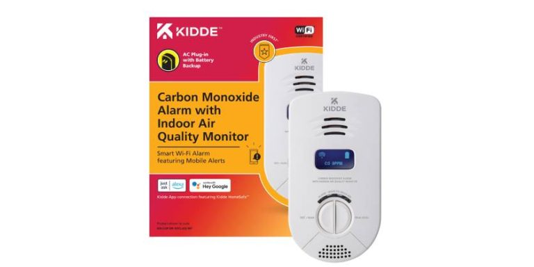Carbon Monoxide Alarm with Indoor Air Quality Monitor from Kidde