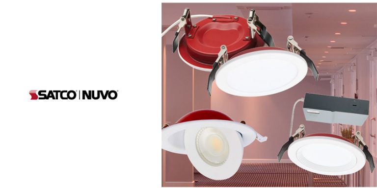 SATCO|NUVO LED Fire Rated Slimfit Downlights with Remote Driver