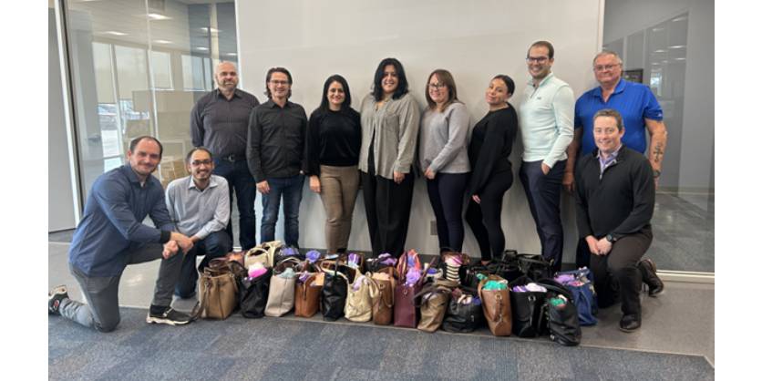 Graybar Ontario Team Contributes Greatly to the Purse Project