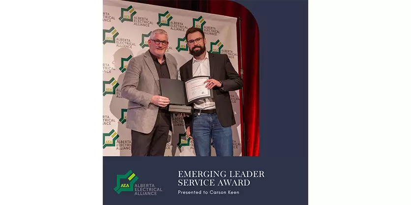AEA Award 2024: Carson Keen Presented with Emerging Leader Award