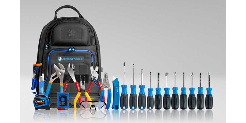 Journeyman electrician deals tools