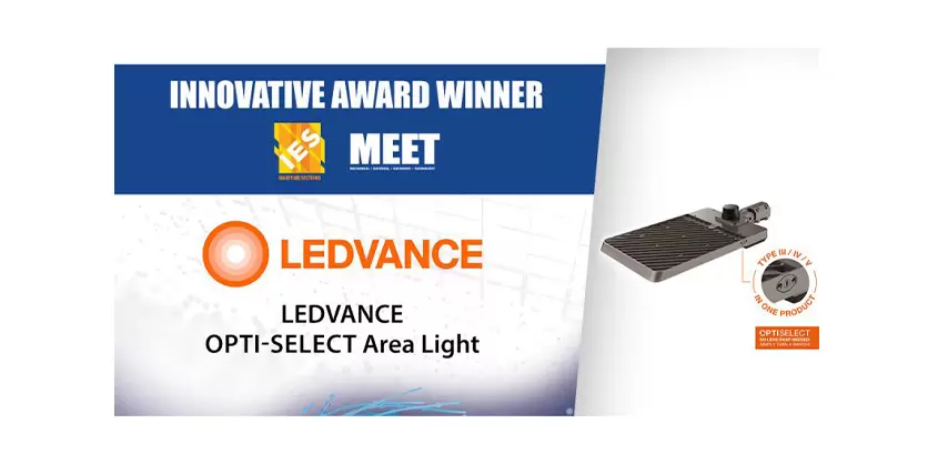 LEDVANCE Opti-Select Area Light Wins the 2024 IES Innovation Award at MEET Show